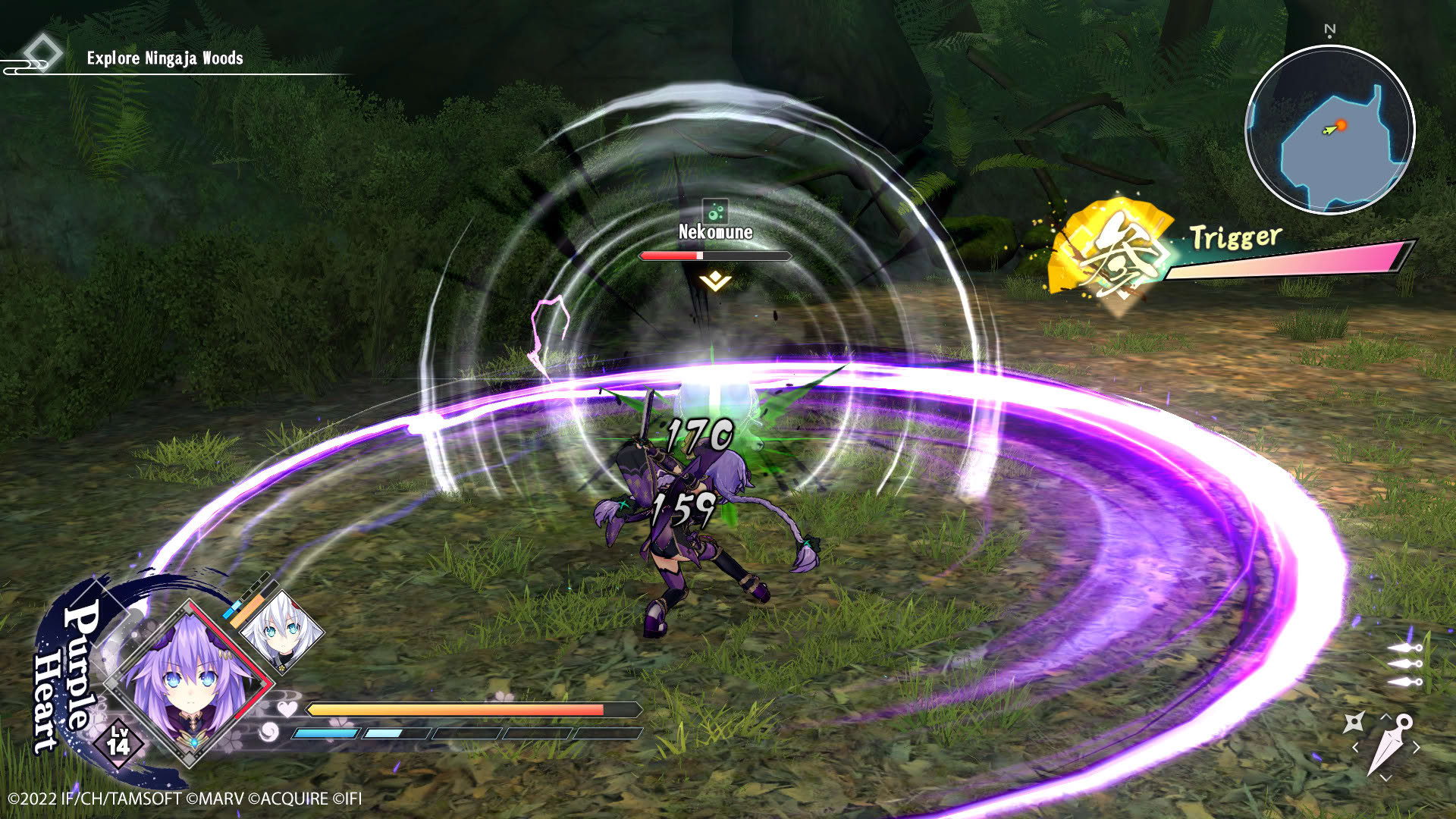 Screenshot for Neptunia x Senran Kagura: Ninja Wars