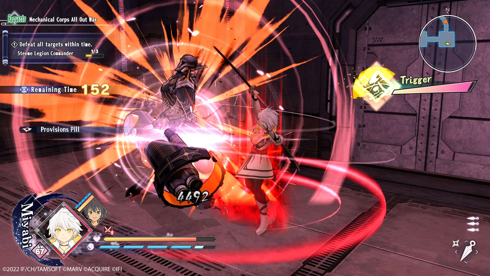 Screenshot for Neptunia x Senran Kagura: Ninja Wars