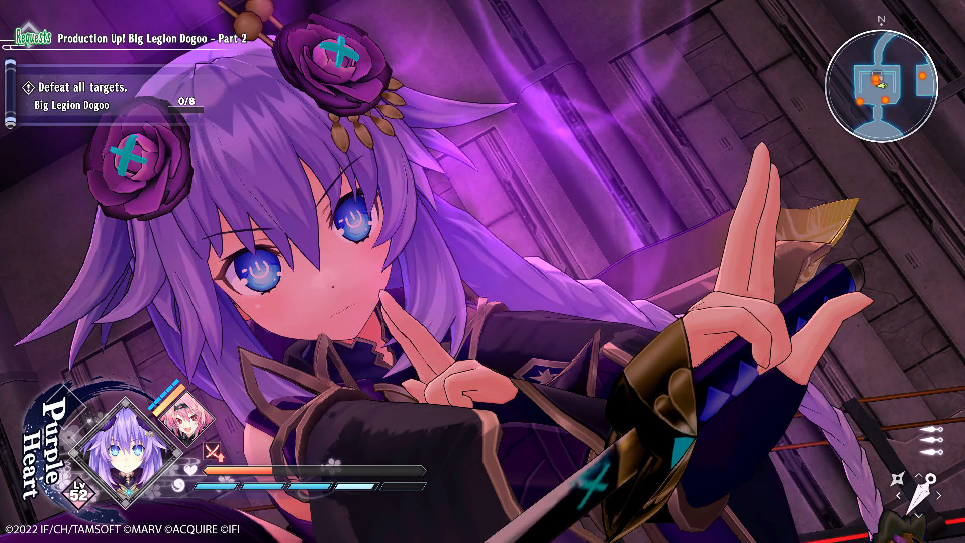 Screenshot for Neptunia x Senran Kagura: Ninja Wars