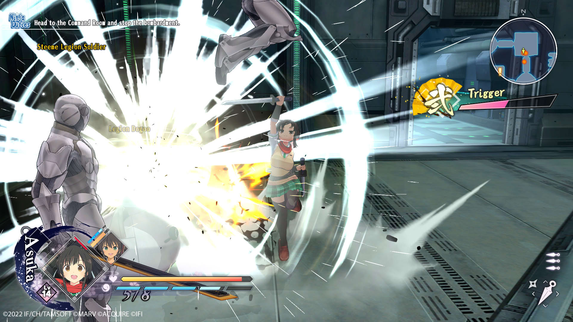 Screenshot for Neptunia x Senran Kagura: Ninja Wars