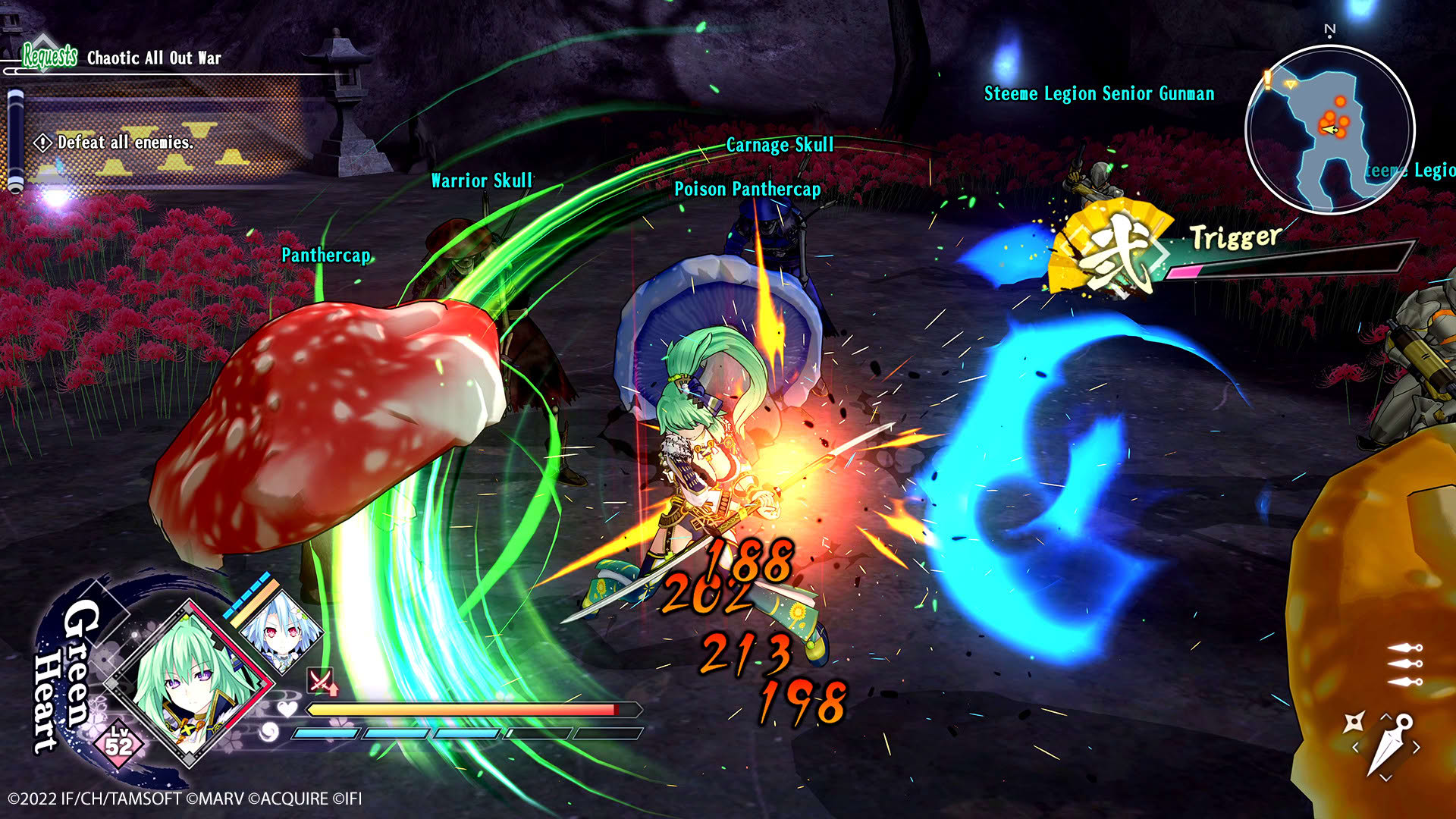 Screenshot for Neptunia x Senran Kagura: Ninja Wars