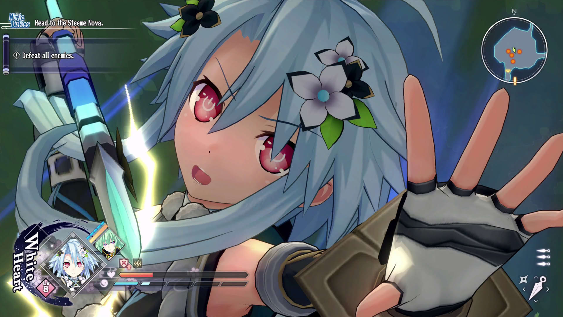 Screenshot for Neptunia x Senran Kagura: Ninja Wars