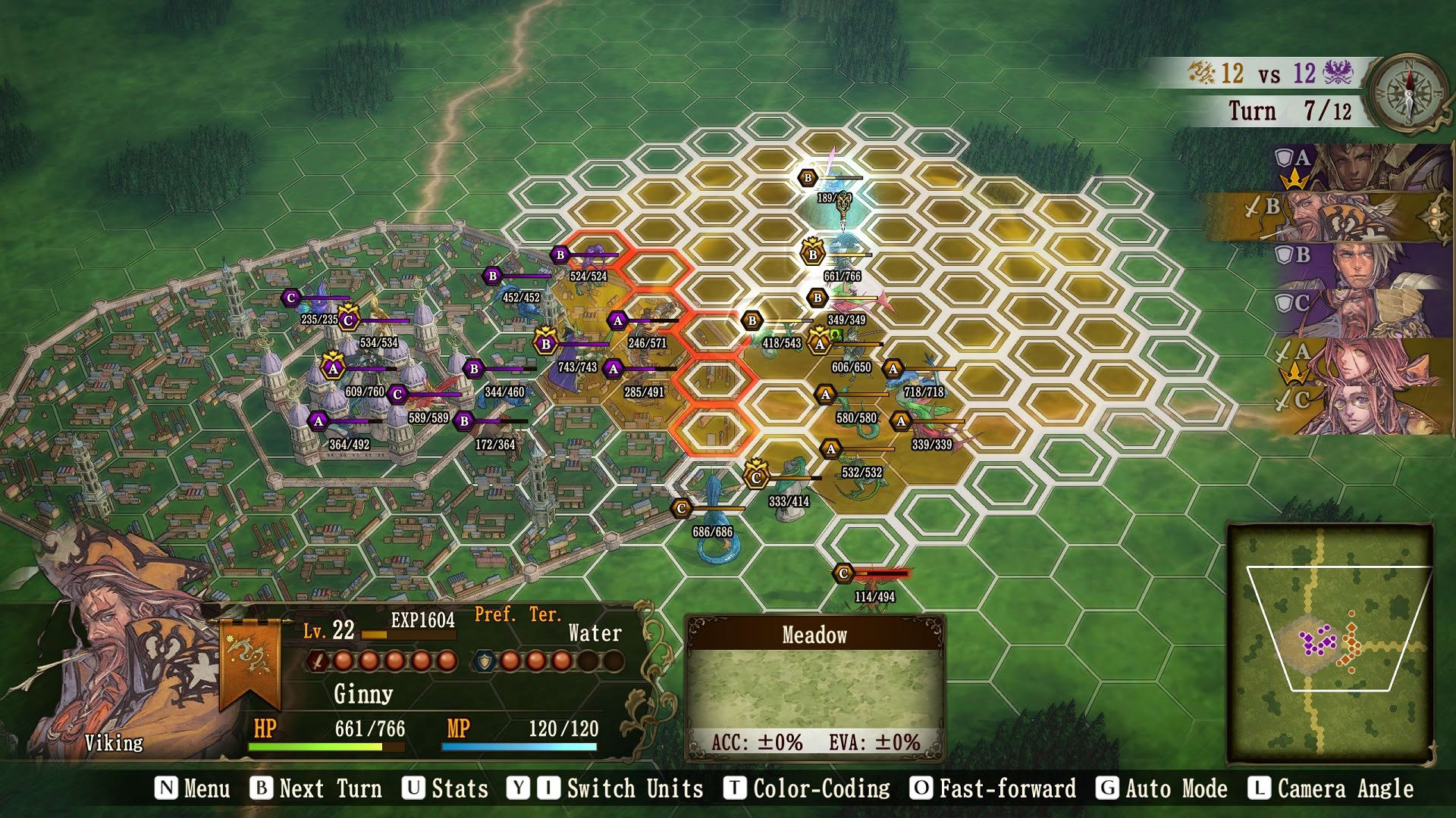 Screenshot for Brigandine: The Legend of Runersia