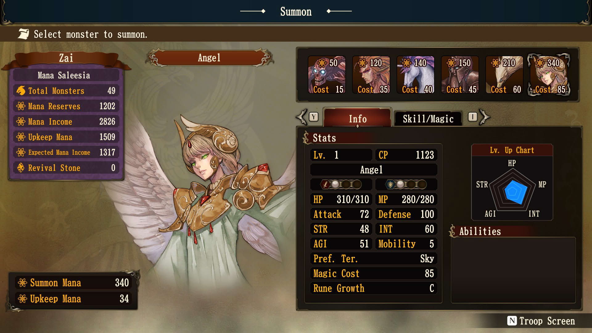 Screenshot for Brigandine: The Legend of Runersia