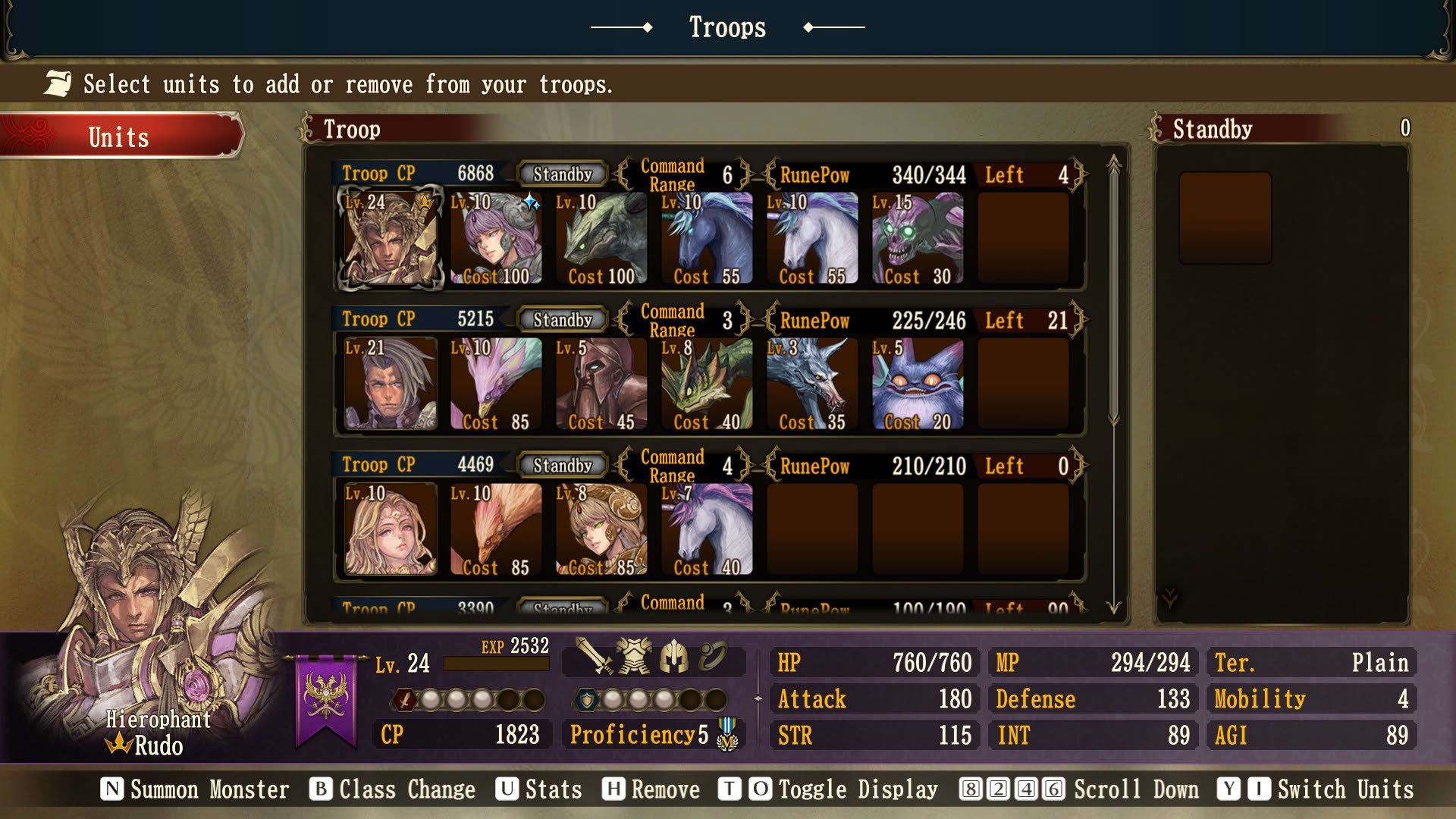 Screenshot for Brigandine: The Legend of Runersia