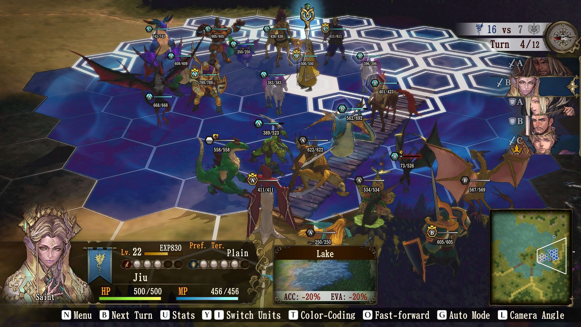 Screenshot for Brigandine: The Legend of Runersia