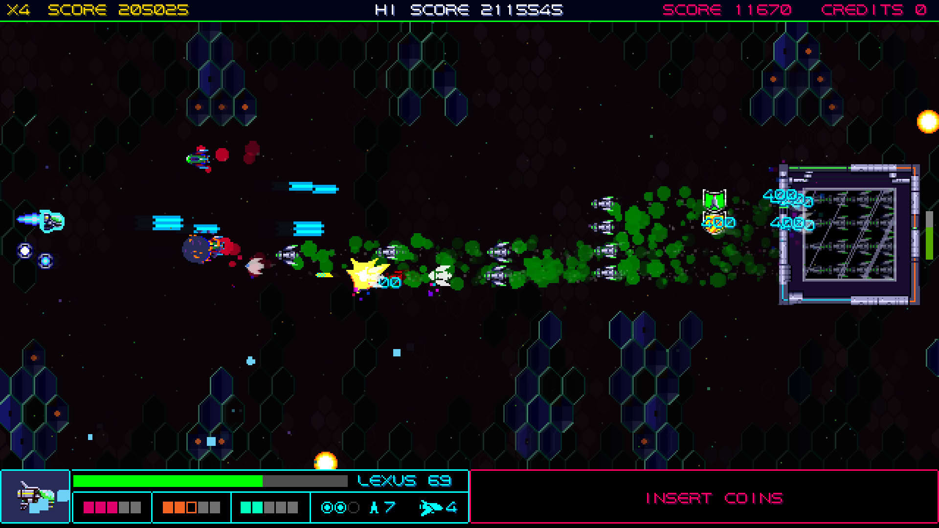 Screenshot for Galactic Wars EX