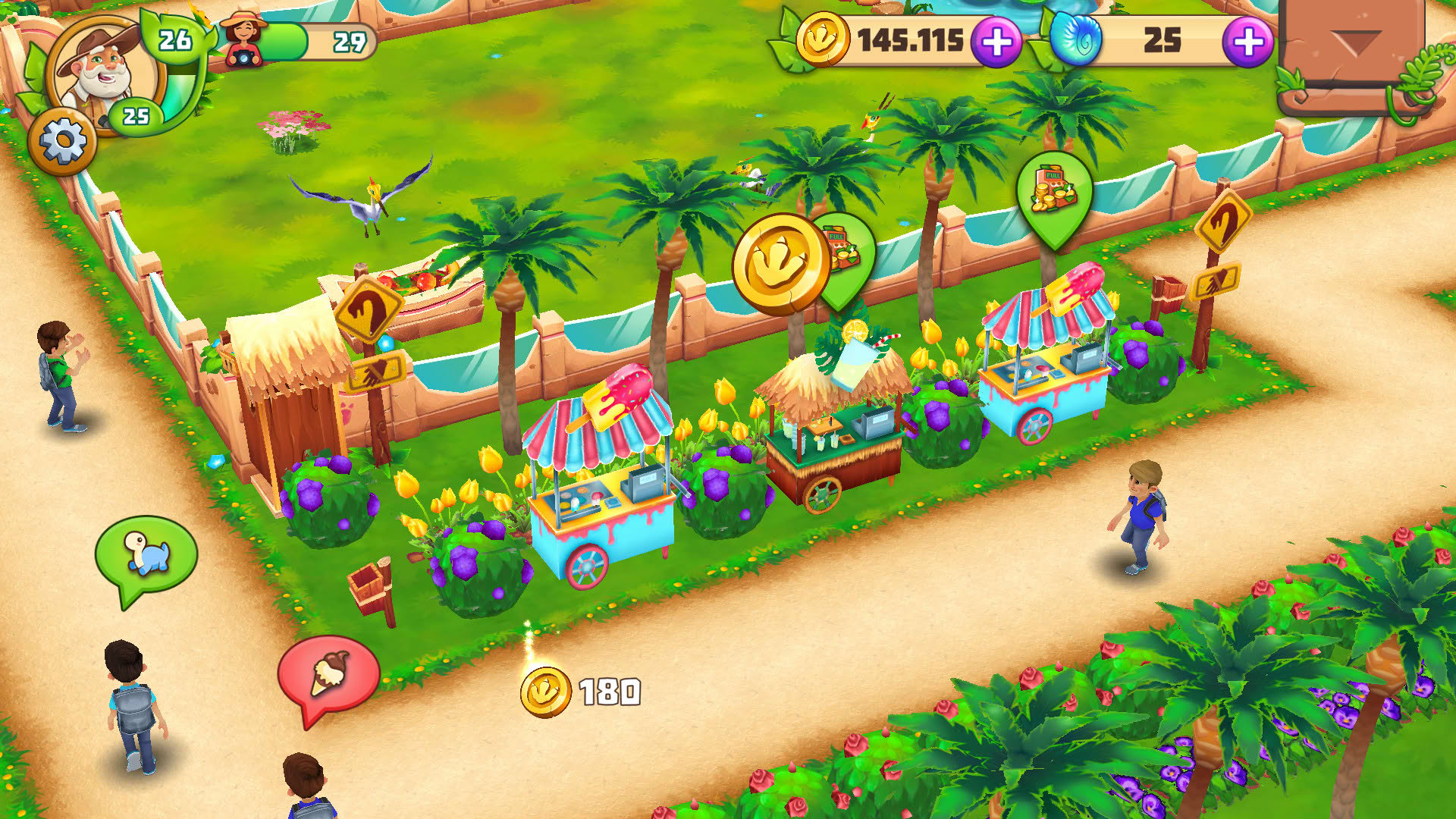 Screenshot for Dinosaur Park: Primeval Zoo