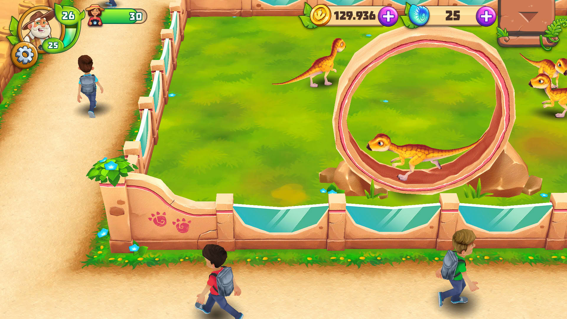 Screenshot for Dinosaur Park: Primeval Zoo