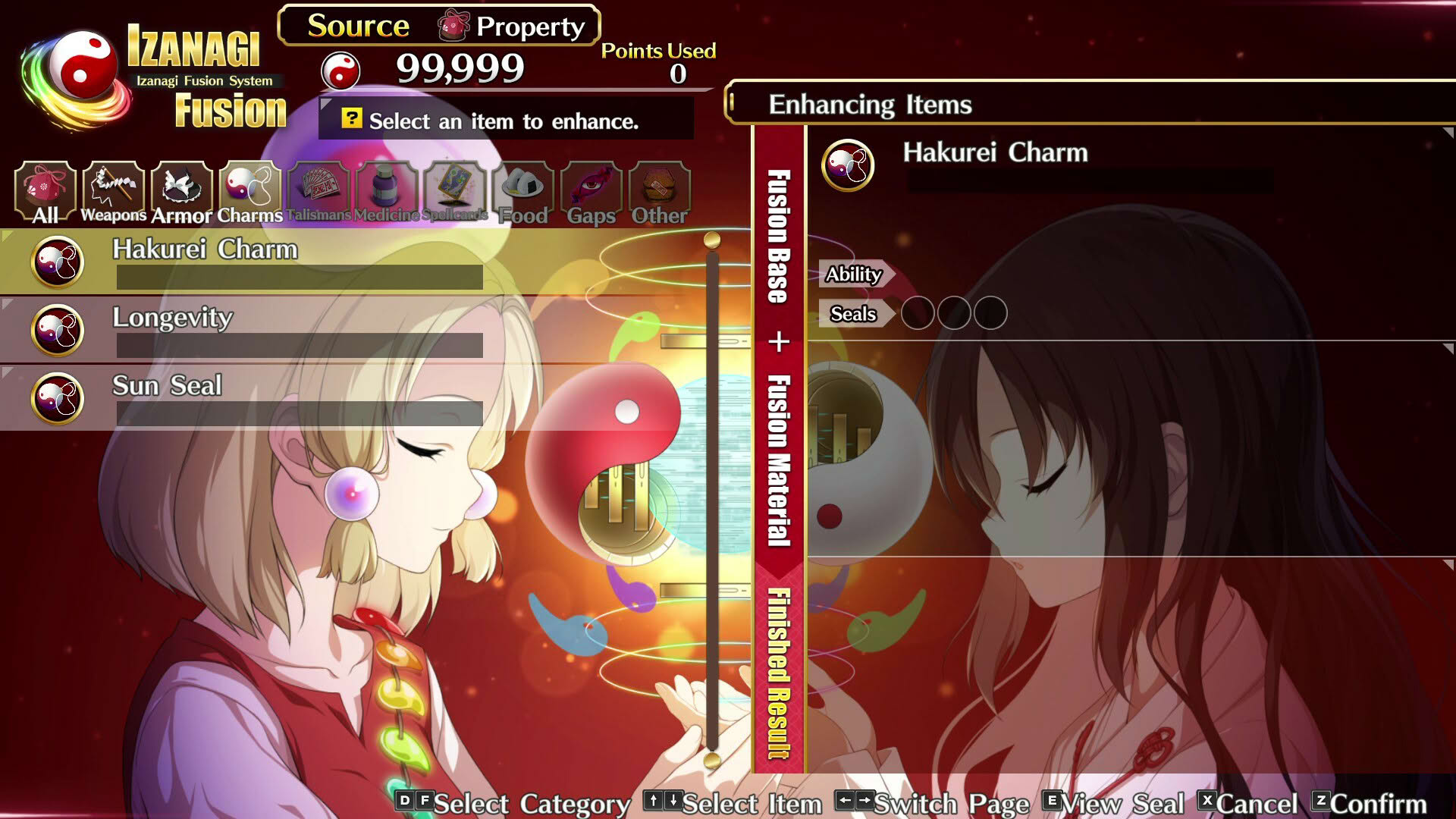 Screenshot for Touhou Genso Wanderer: Foresight