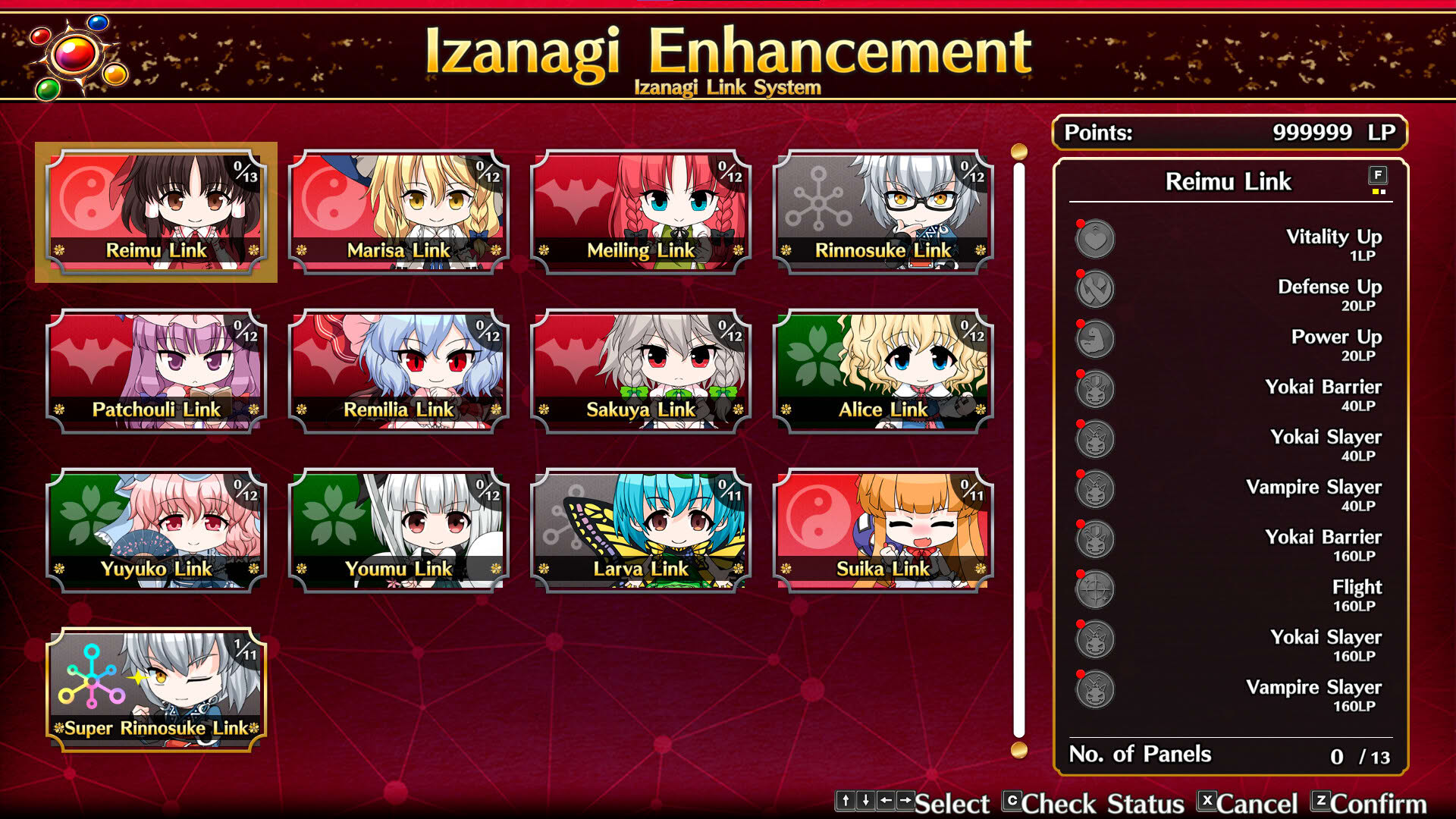 Screenshot for Touhou Genso Wanderer: Foresight