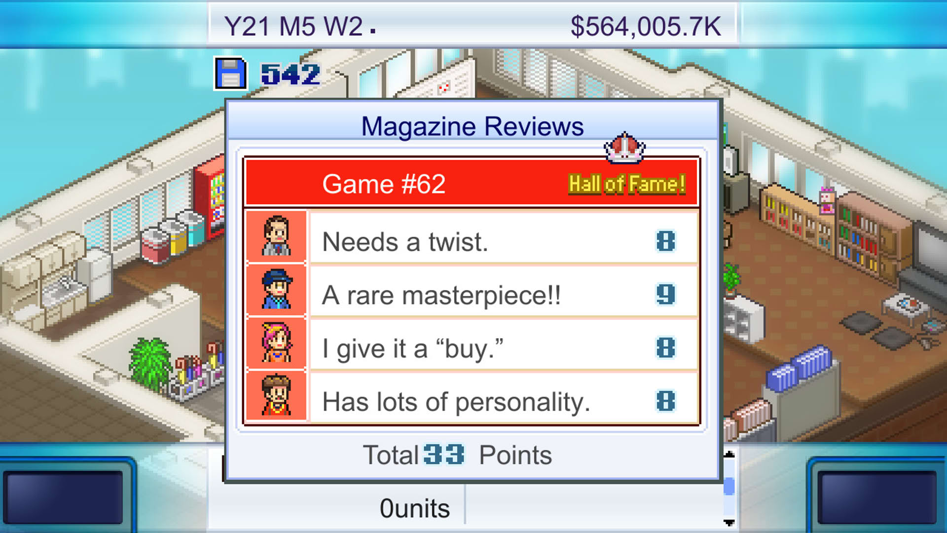 Screenshot for Game Dev Story