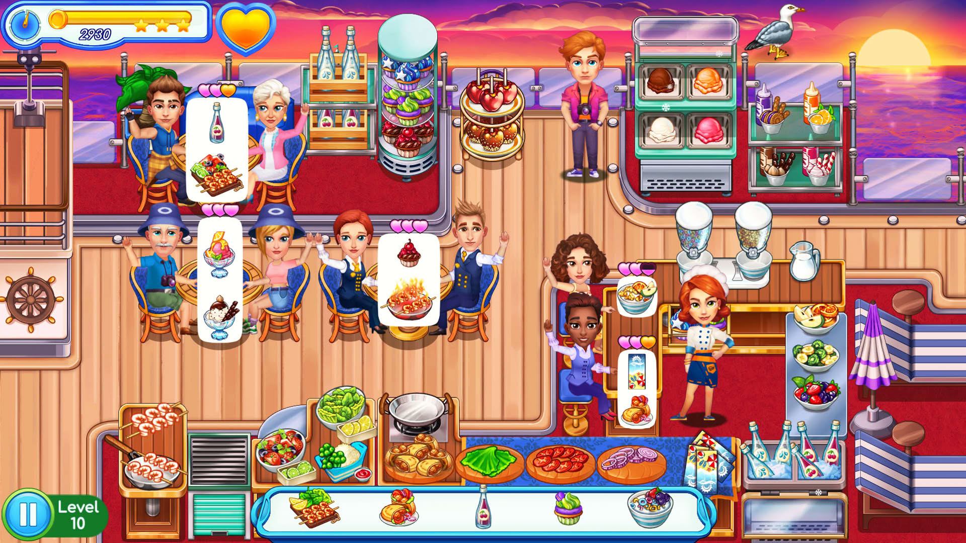 Screenshot for Claire's Cruisin' Cafe: High Seas Cuisine