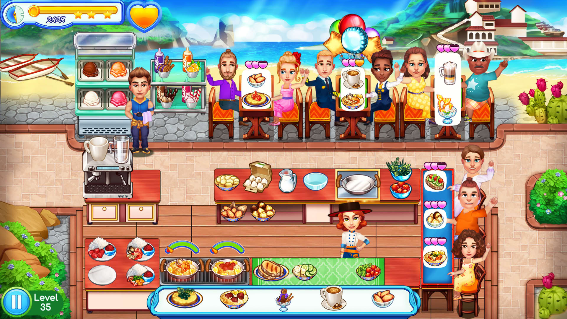 Screenshot for Claire's Cruisin' Cafe: High Seas Cuisine