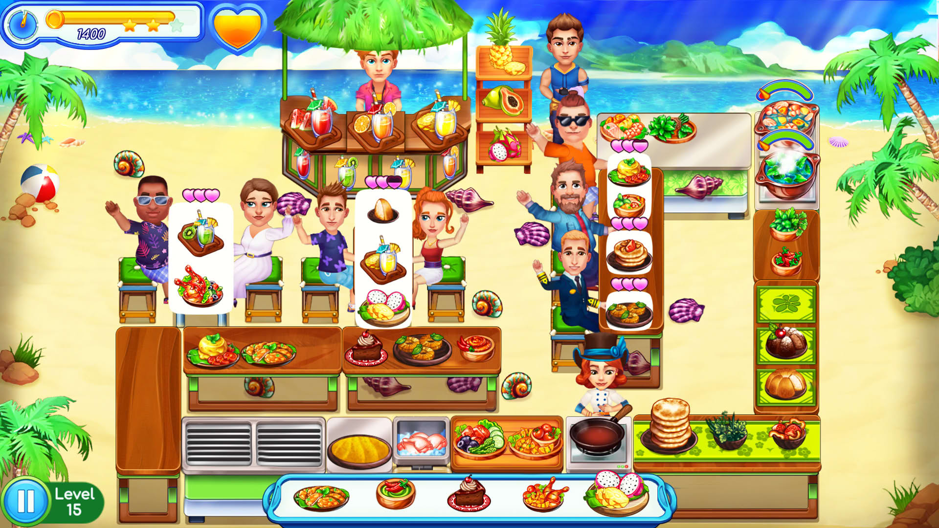 Screenshot for Claire's Cruisin' Cafe: High Seas Cuisine