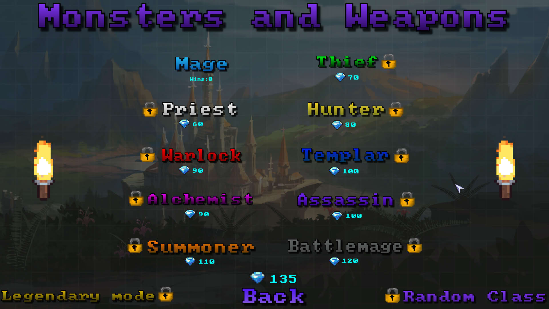 Screenshot for Monsters and Weapons