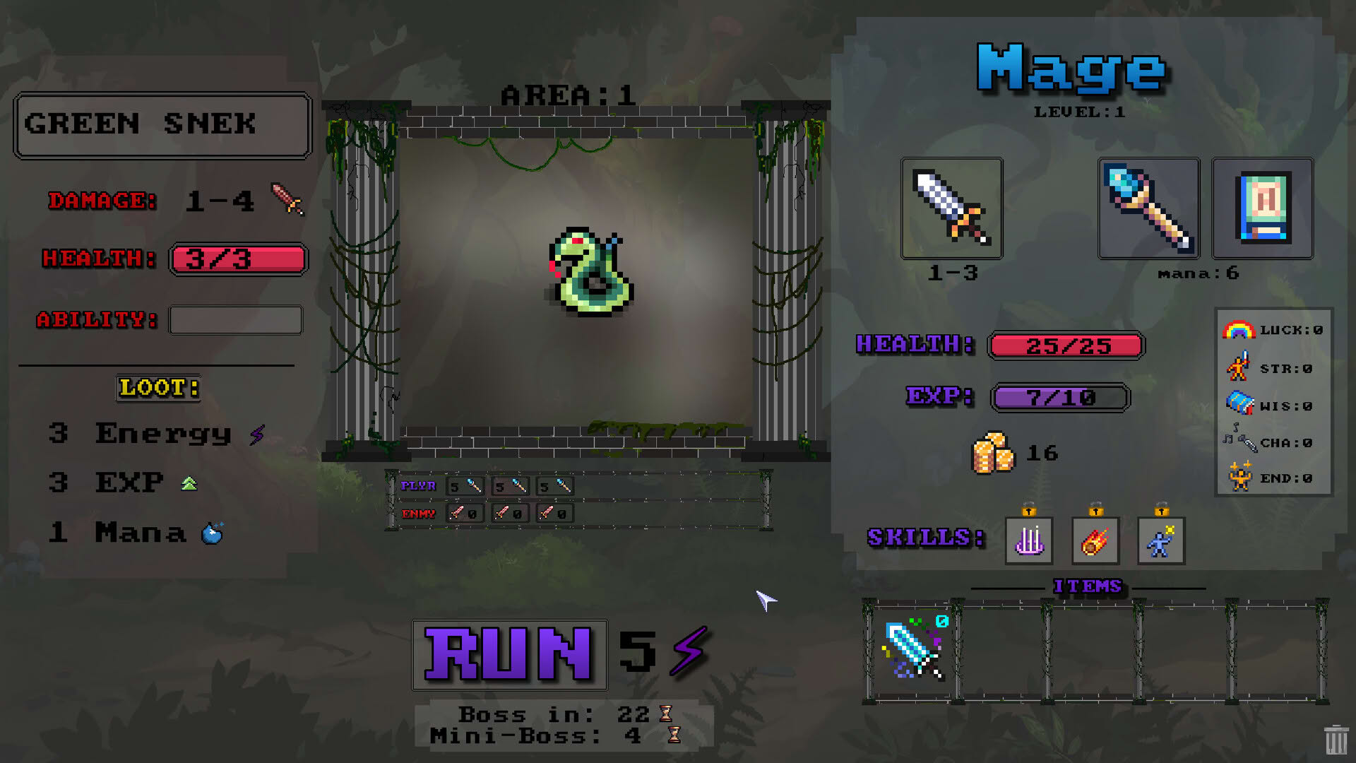 Screenshot for Monsters and Weapons