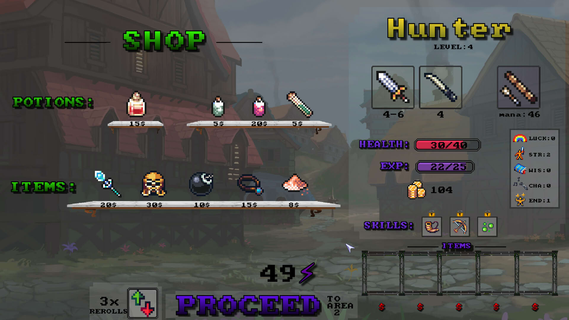 Screenshot for Monsters and Weapons