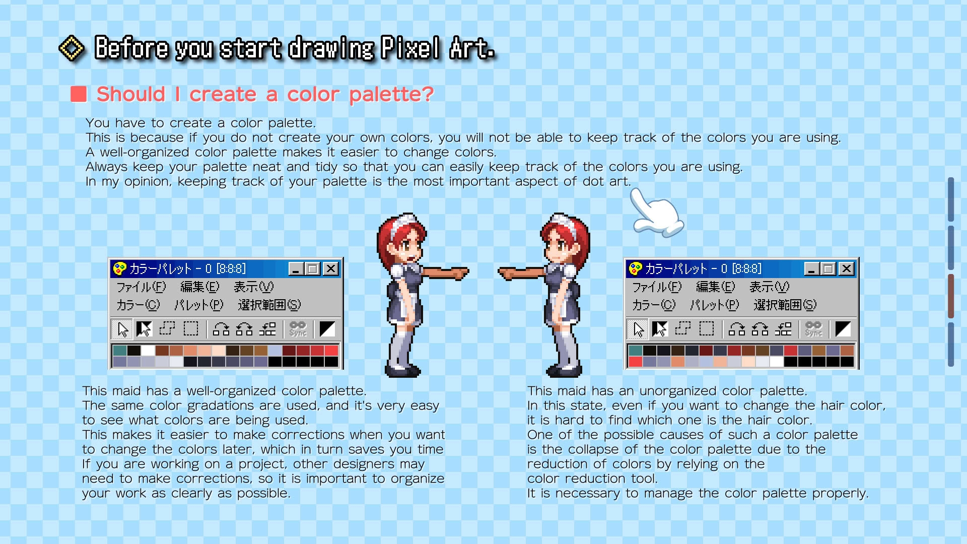 Screenshot for Pixel Art School