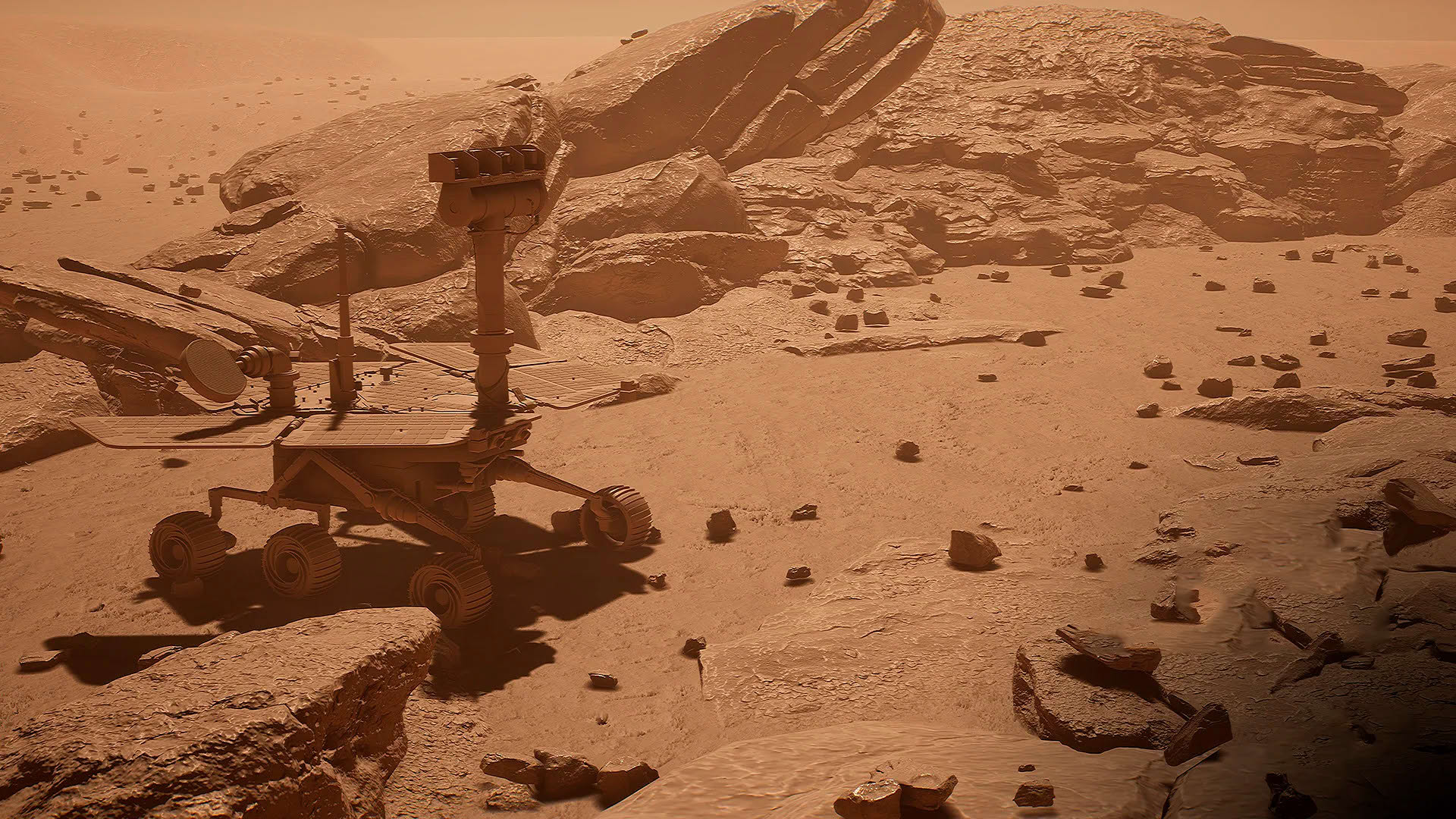 Screenshot for Mars Rover Simulator