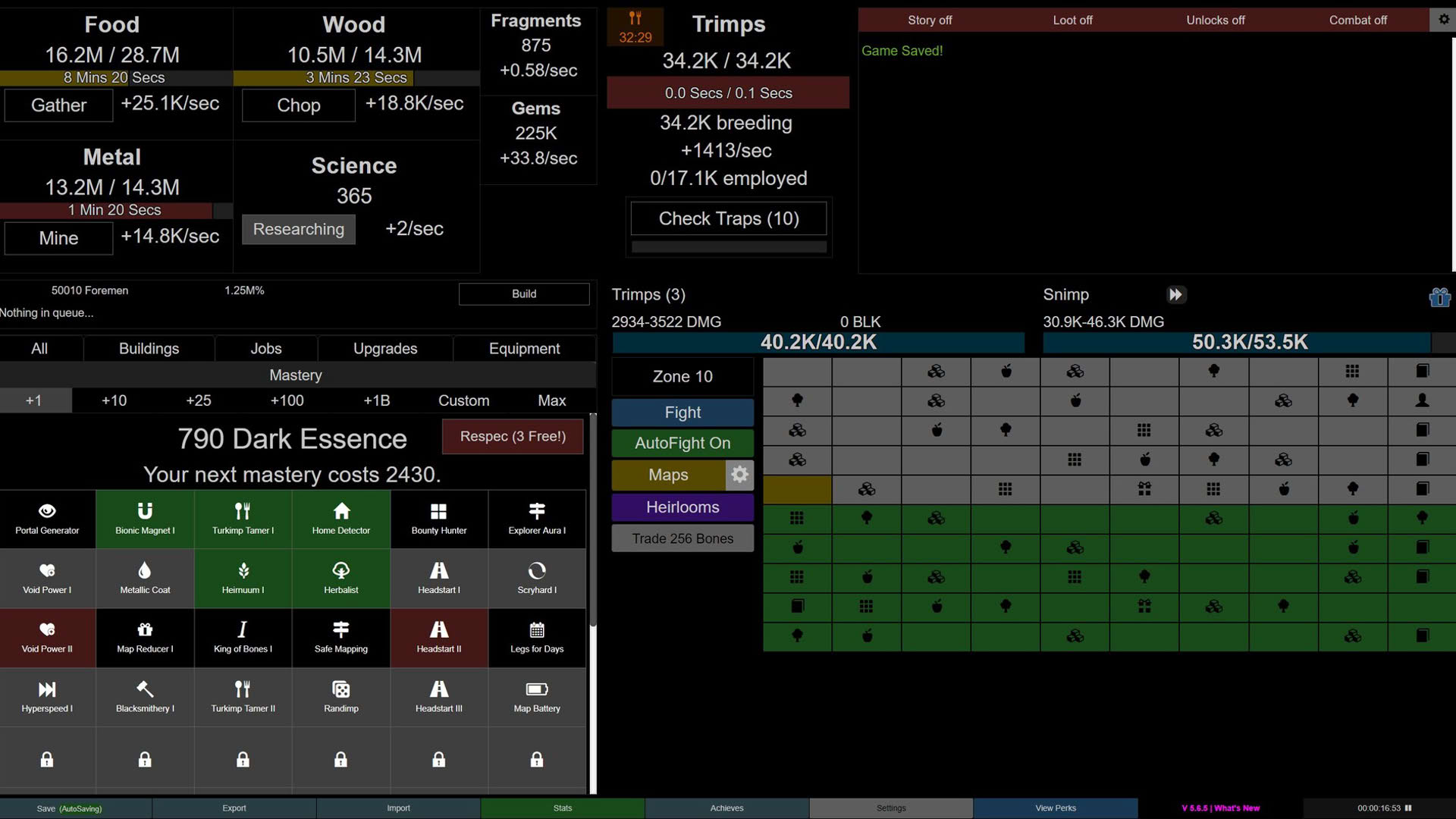 Screenshot for Trimps