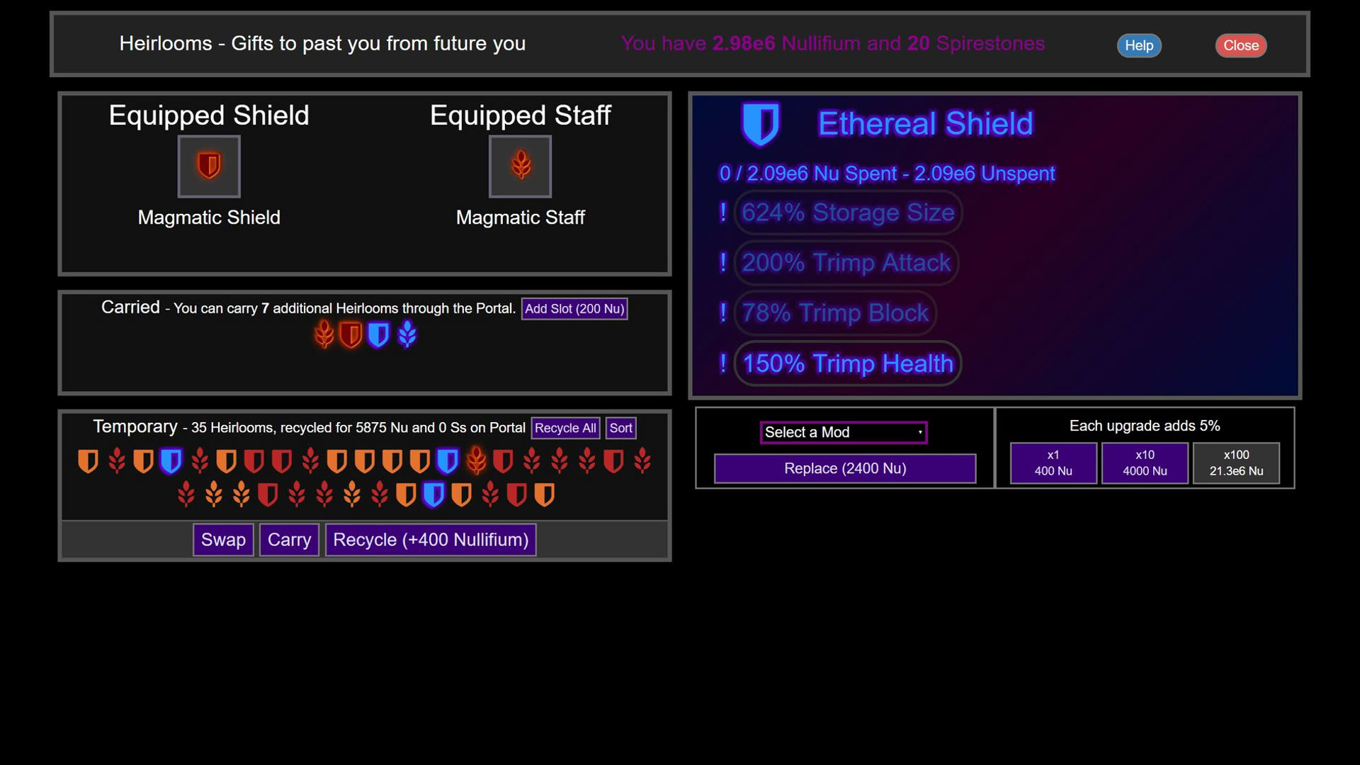 Screenshot for Trimps