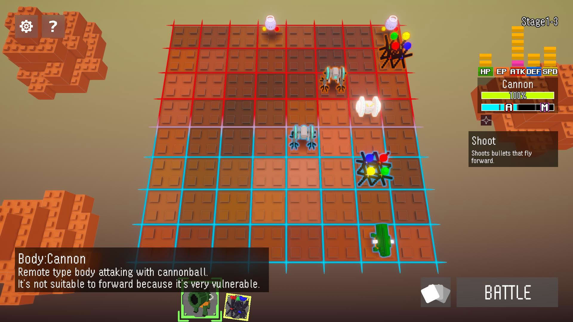 Screenshot for BokuRobo: Boxed Cell Robot Armies