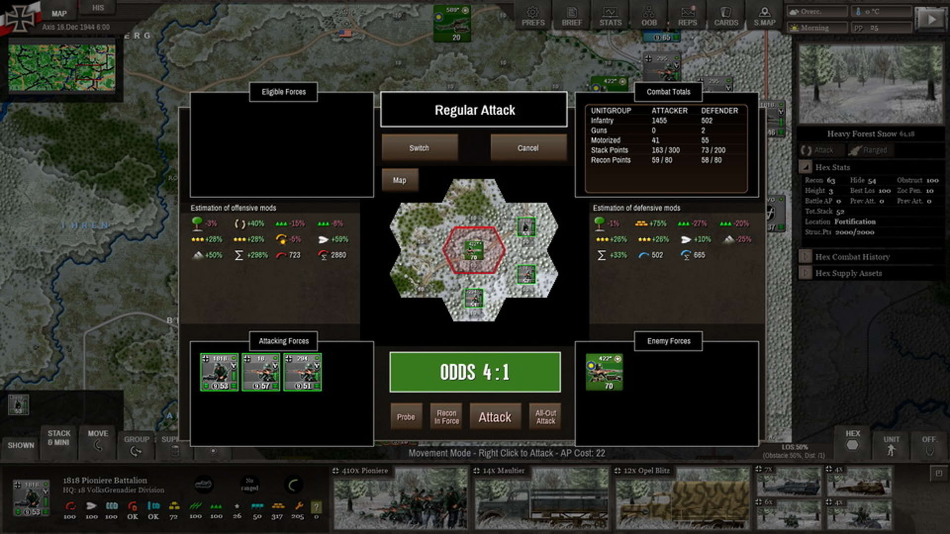Screenshot for Decisive Campaigns: Ardennes Offensive