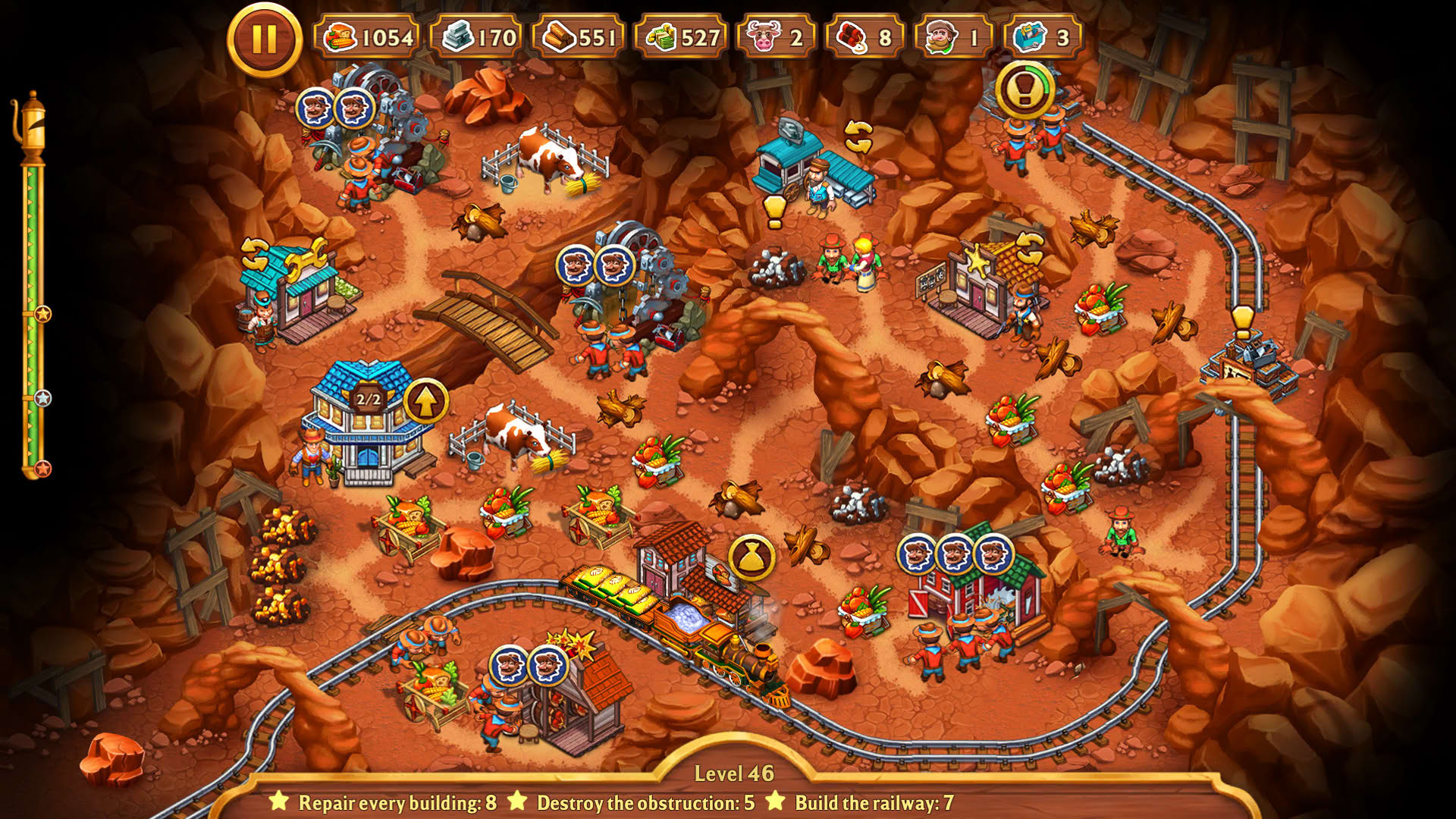 Screenshot for Golden Rails: Road to Klondike