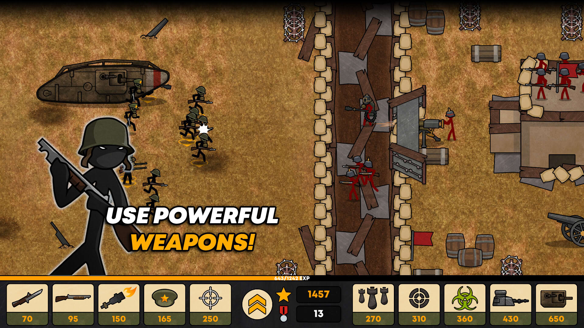Screenshot for Stickman Trenches
