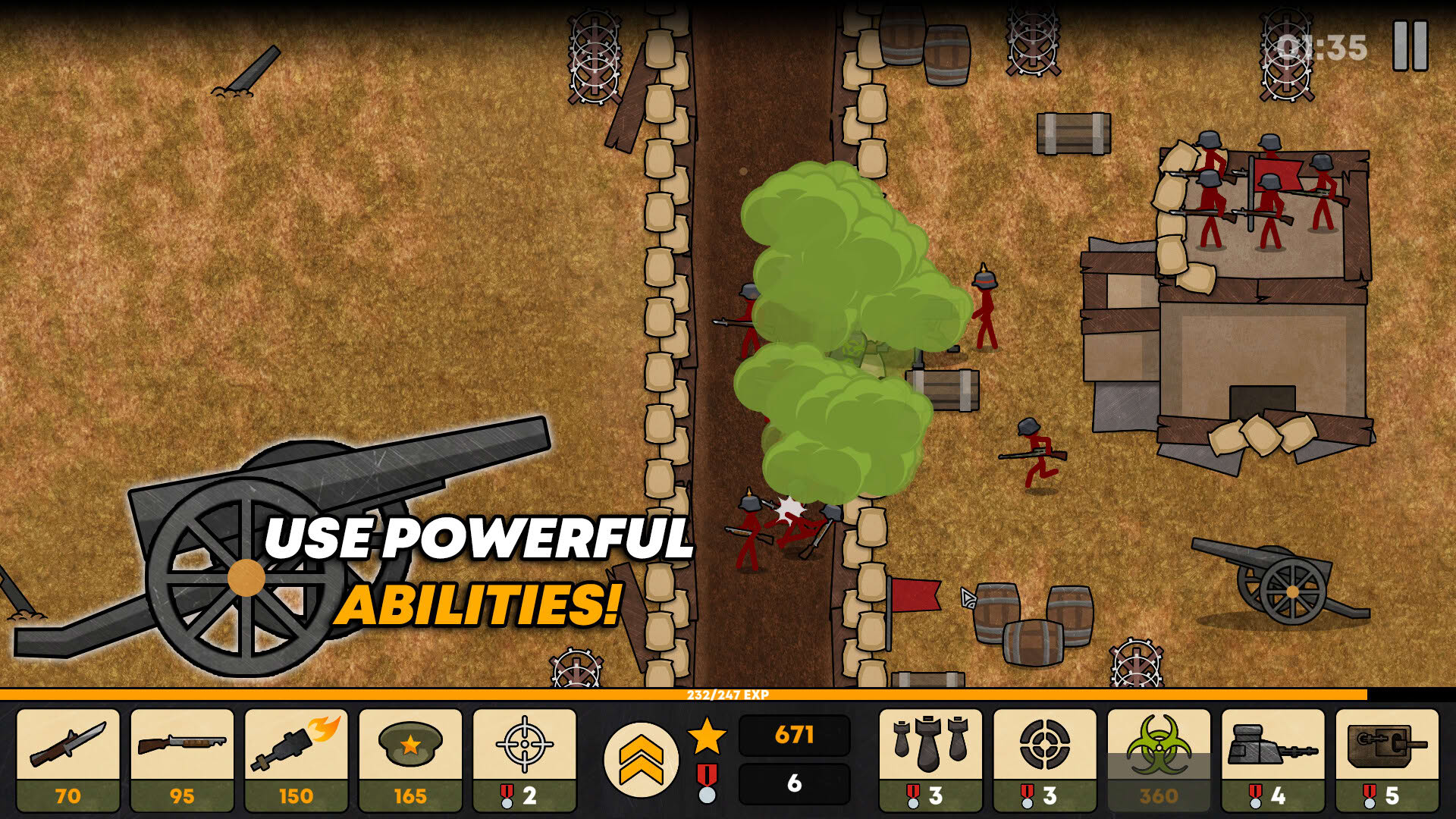 Screenshot for Stickman Trenches