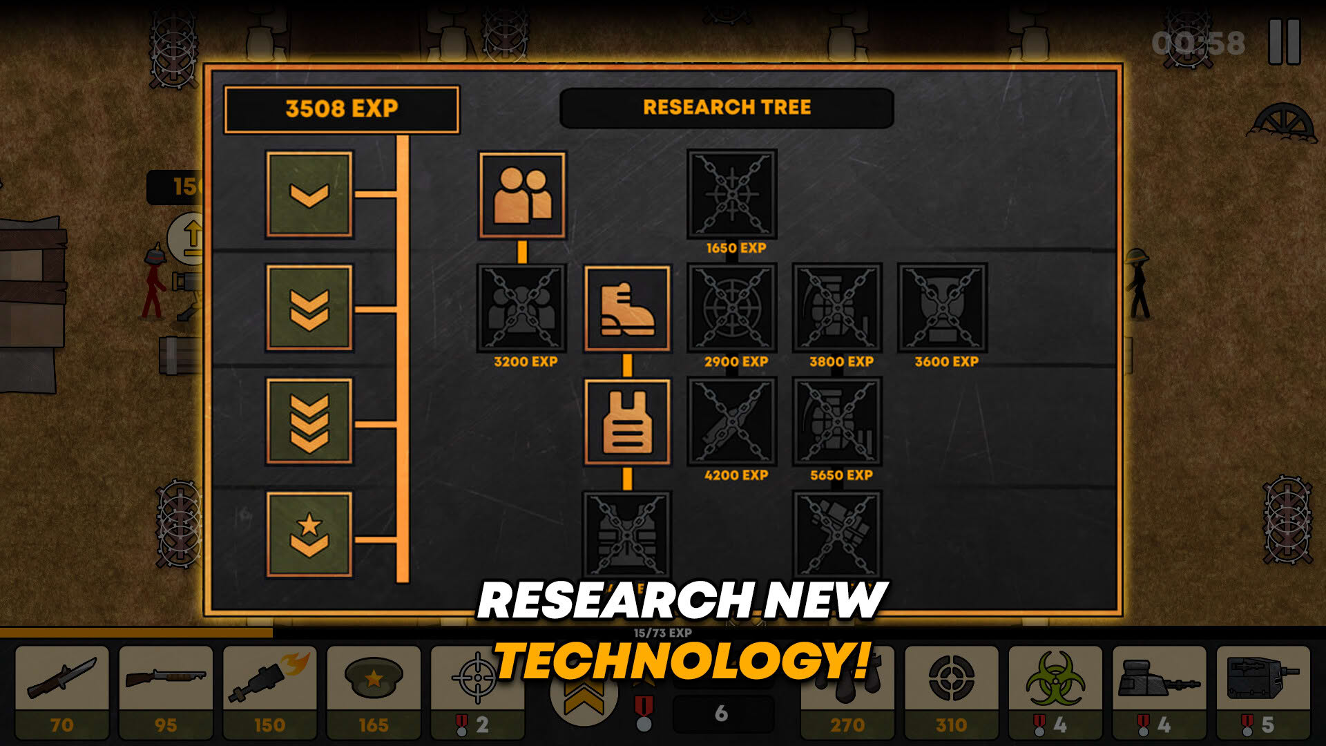 Screenshot for Stickman Trenches