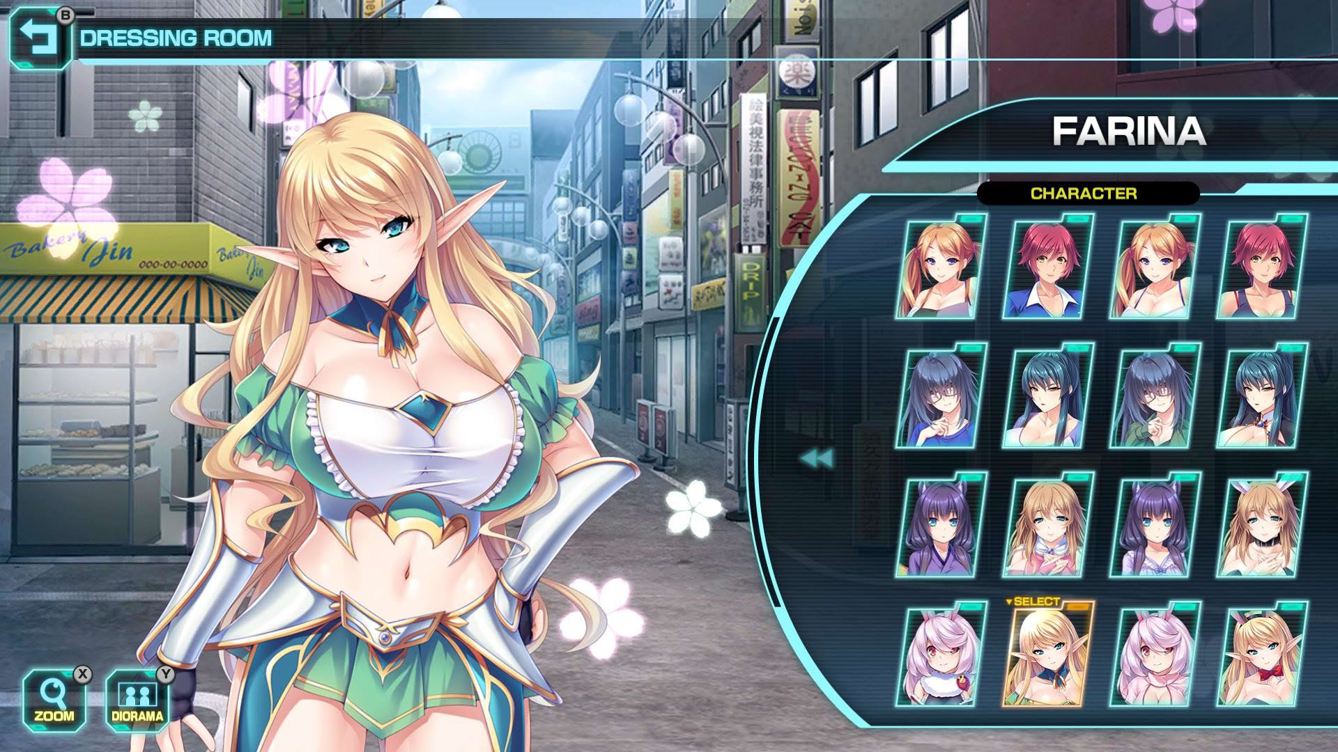 Screenshot for Pretty Girls Four Kings Solitaire