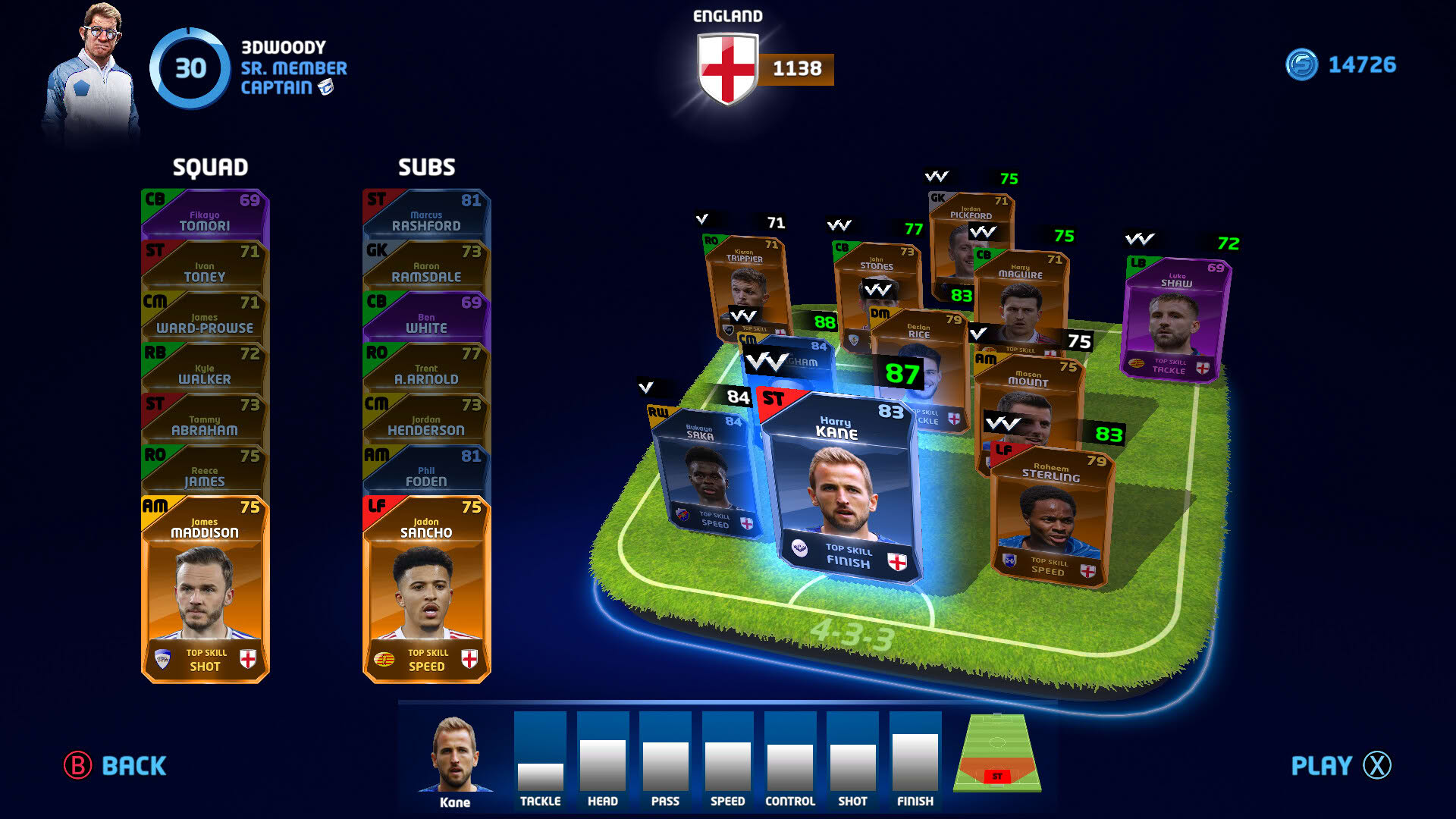 Screenshot for Sociable Soccer 24