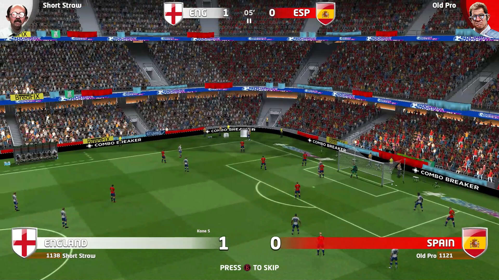 Screenshot for Sociable Soccer 24