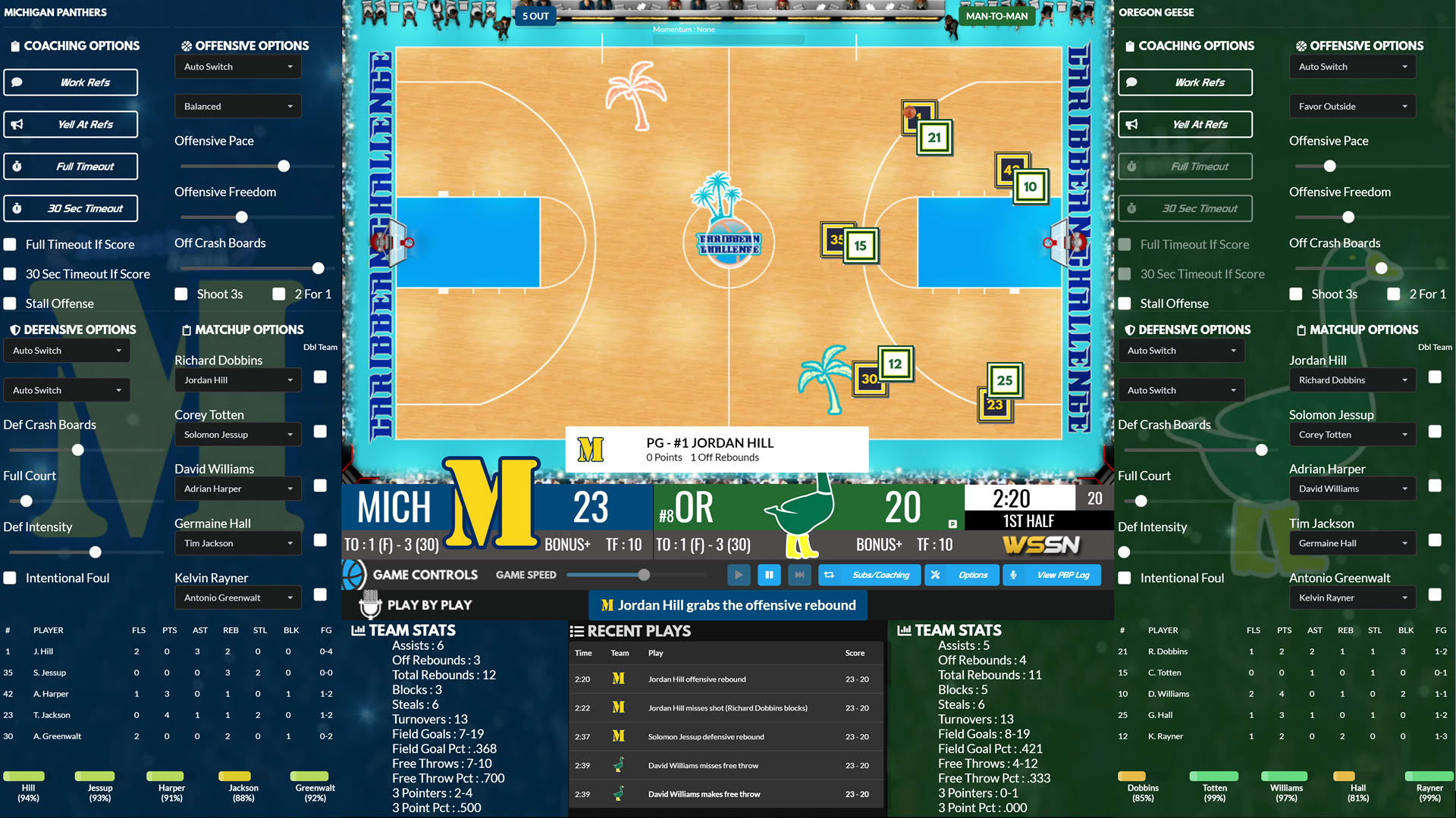Screenshot for Draft Day Sports: College Basketball 2022