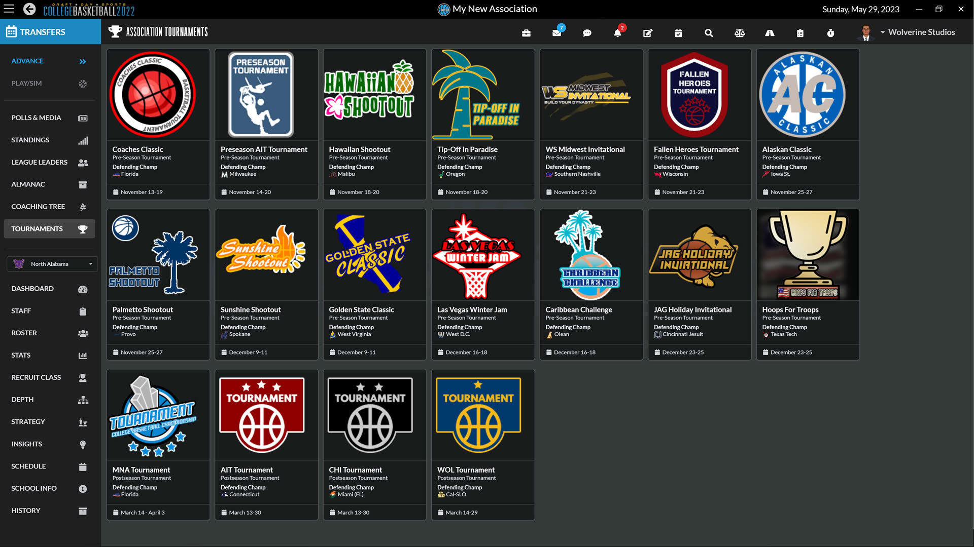 Screenshot for Draft Day Sports: College Basketball 2022