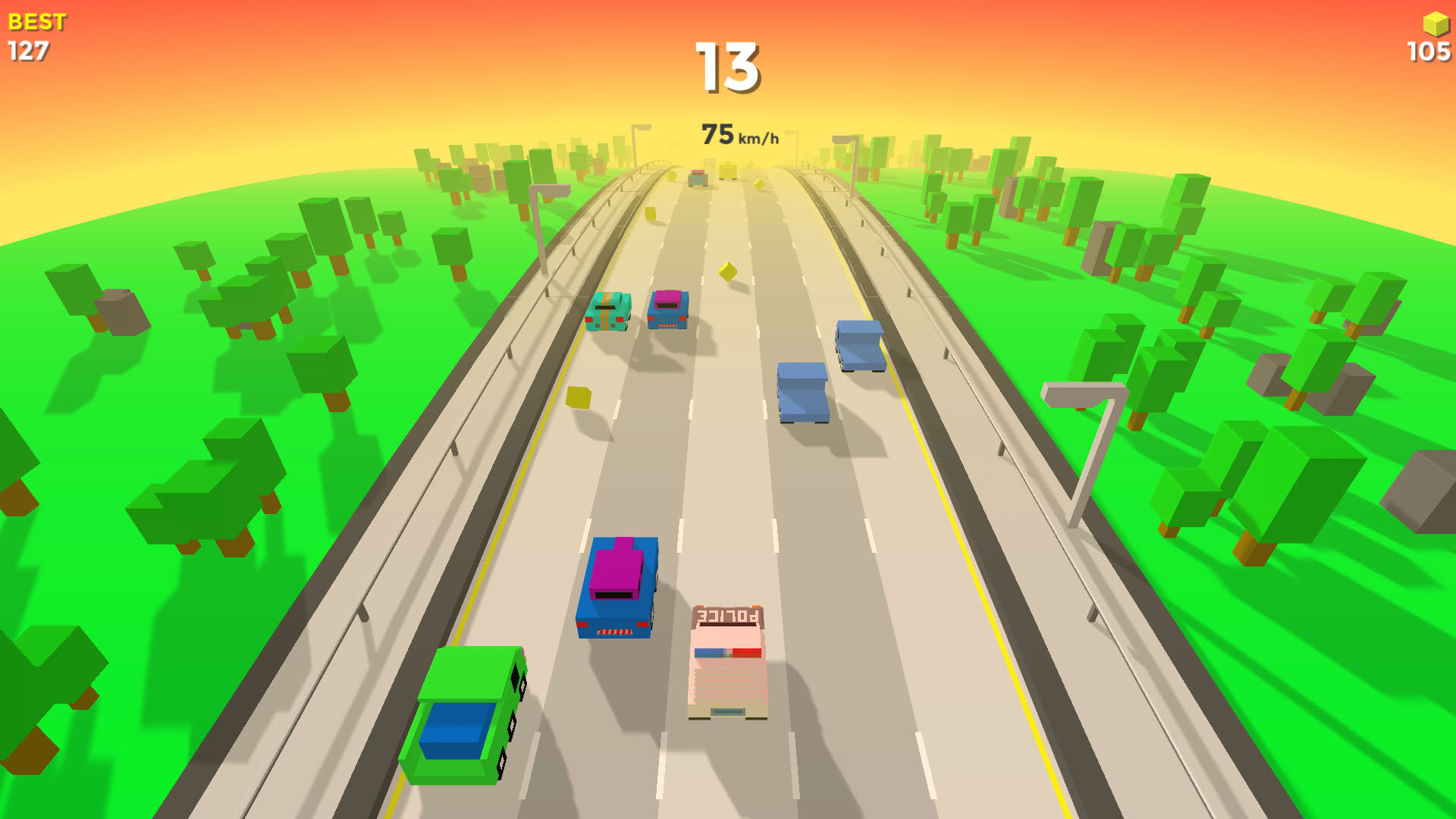 Screenshot for Supreme Race on Highway
