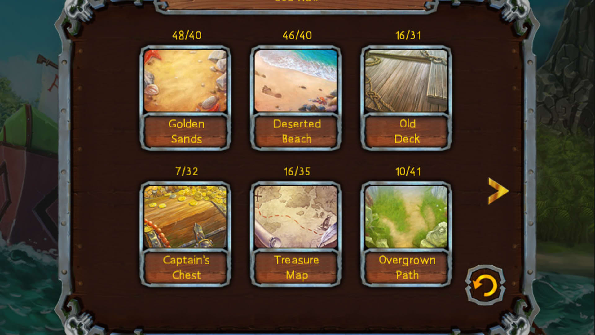 Screenshot for Pirate Solitaire 2