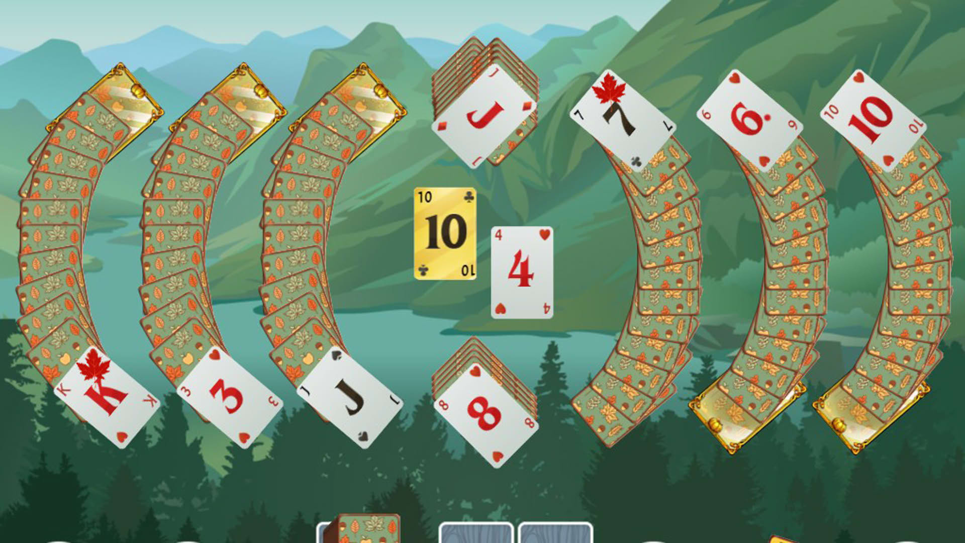 Screenshot for Solitaire Match 2 Cards. Thanksgiving Day