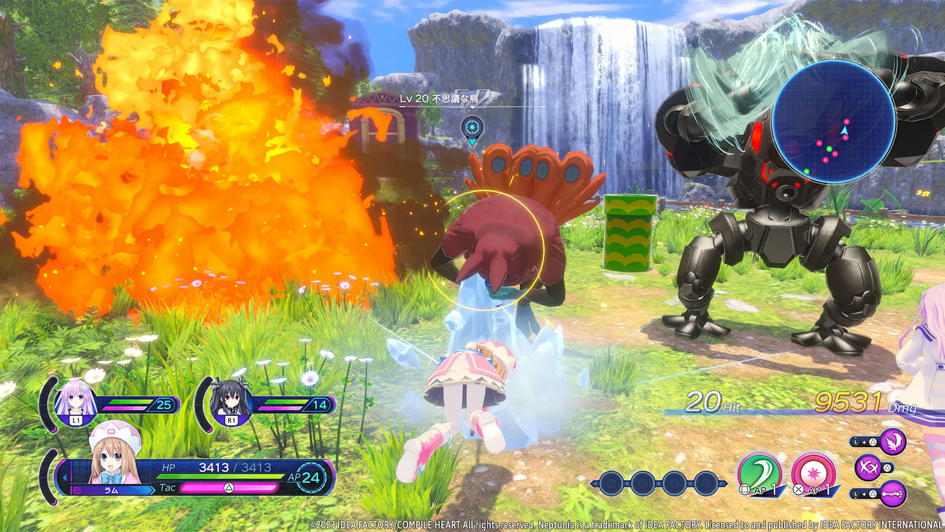 Screenshot for Neptunia: Sisters vs. Sisters