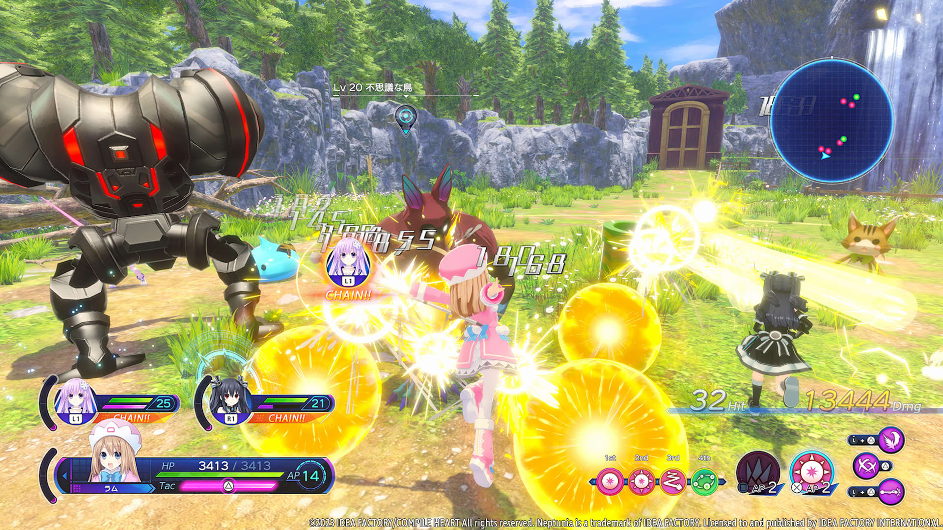 Screenshot for Neptunia: Sisters vs. Sisters