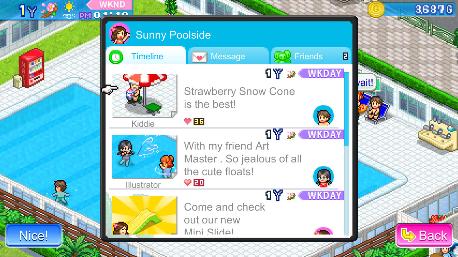 Screenshot for Pool Slide Story