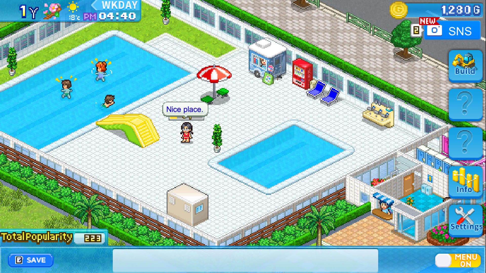 Screenshot for Pool Slide Story