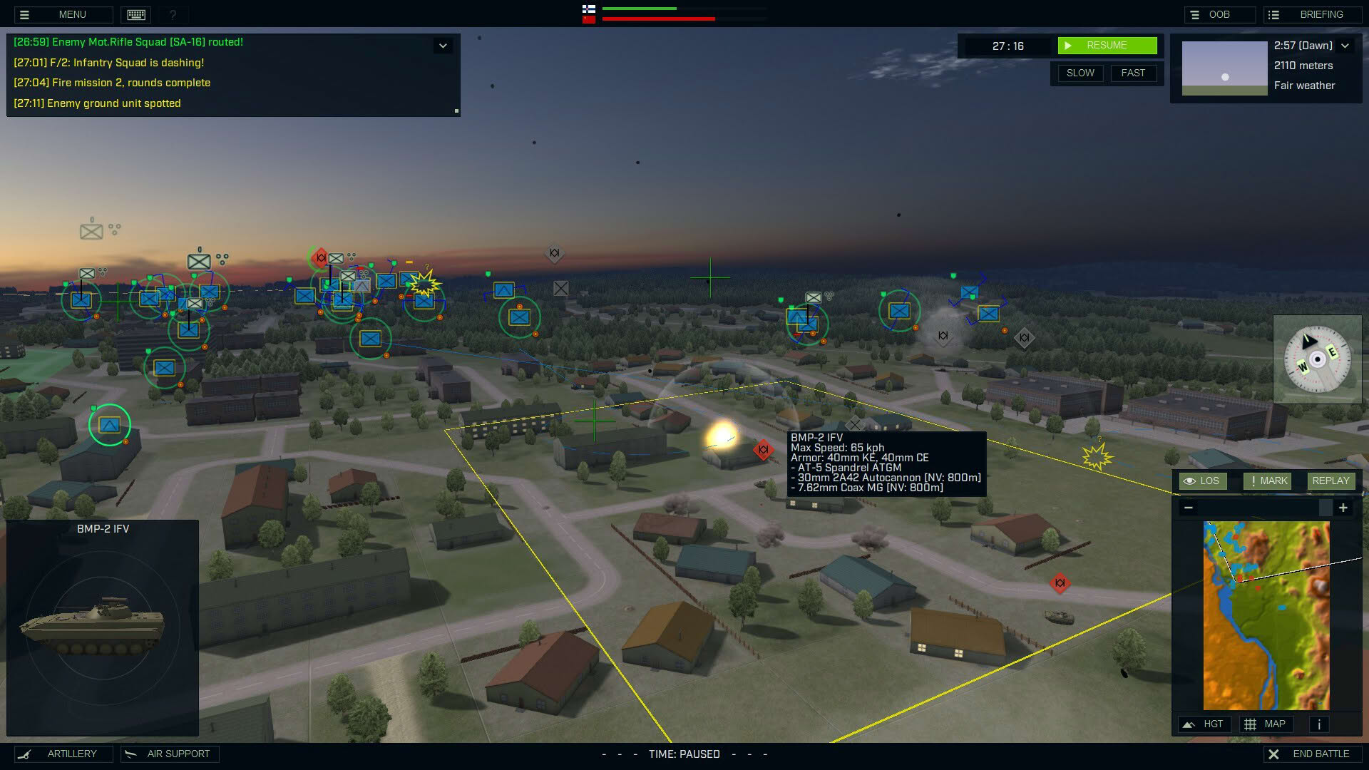 Screenshot for Armored Brigade II