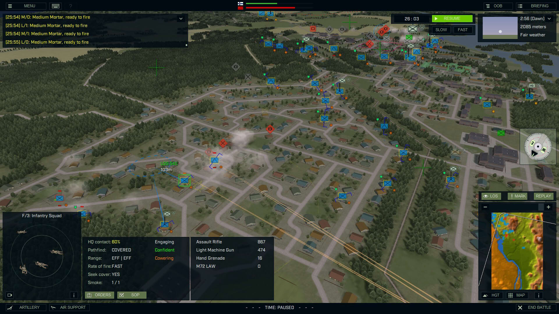 Screenshot for Armored Brigade II