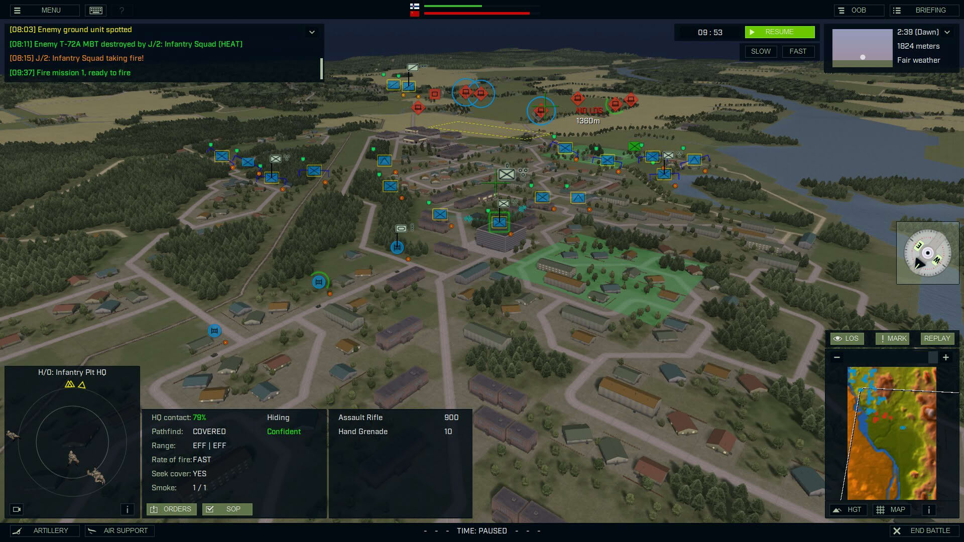 Screenshot for Armored Brigade II
