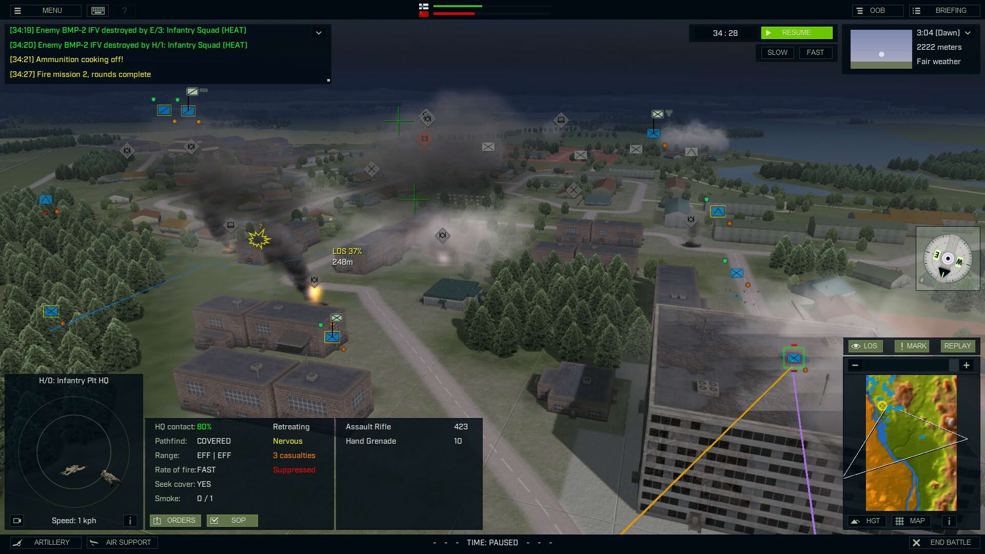 Screenshot for Armored Brigade II