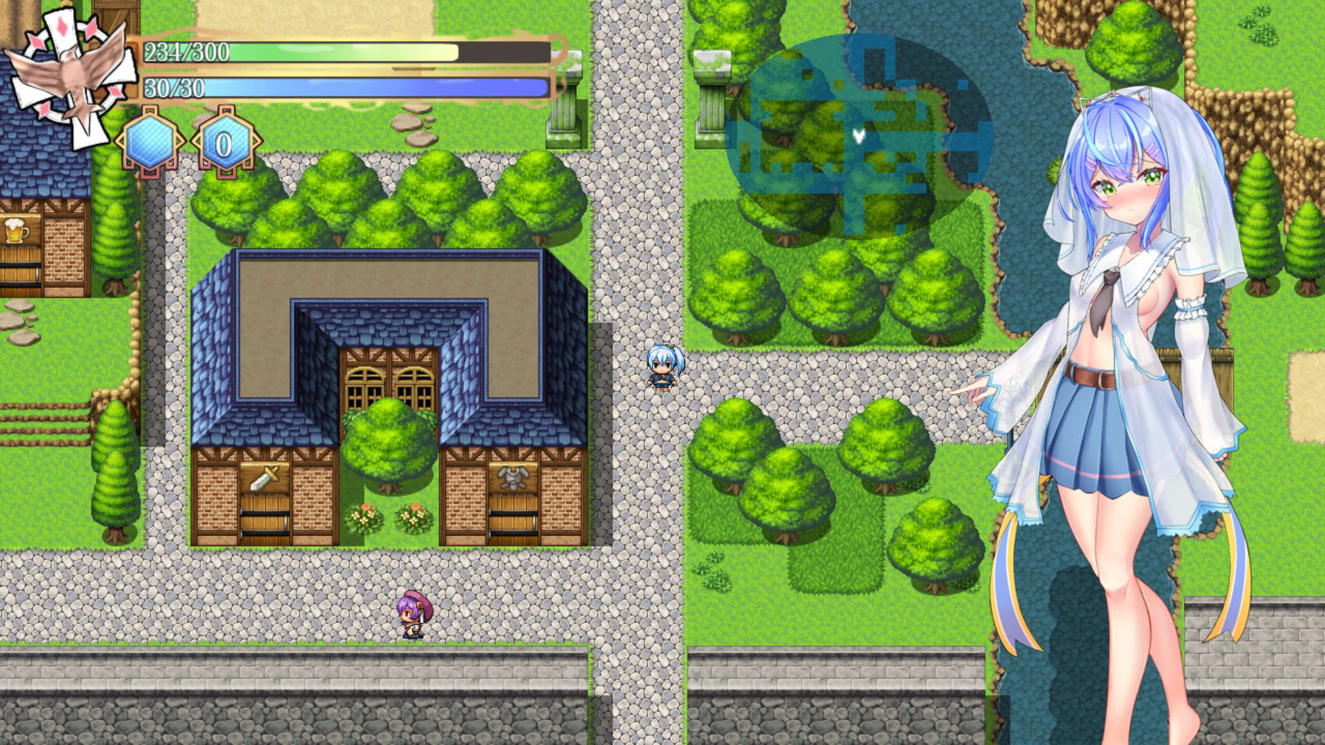 Screenshot for Senpai and the Mysterious Dungeon