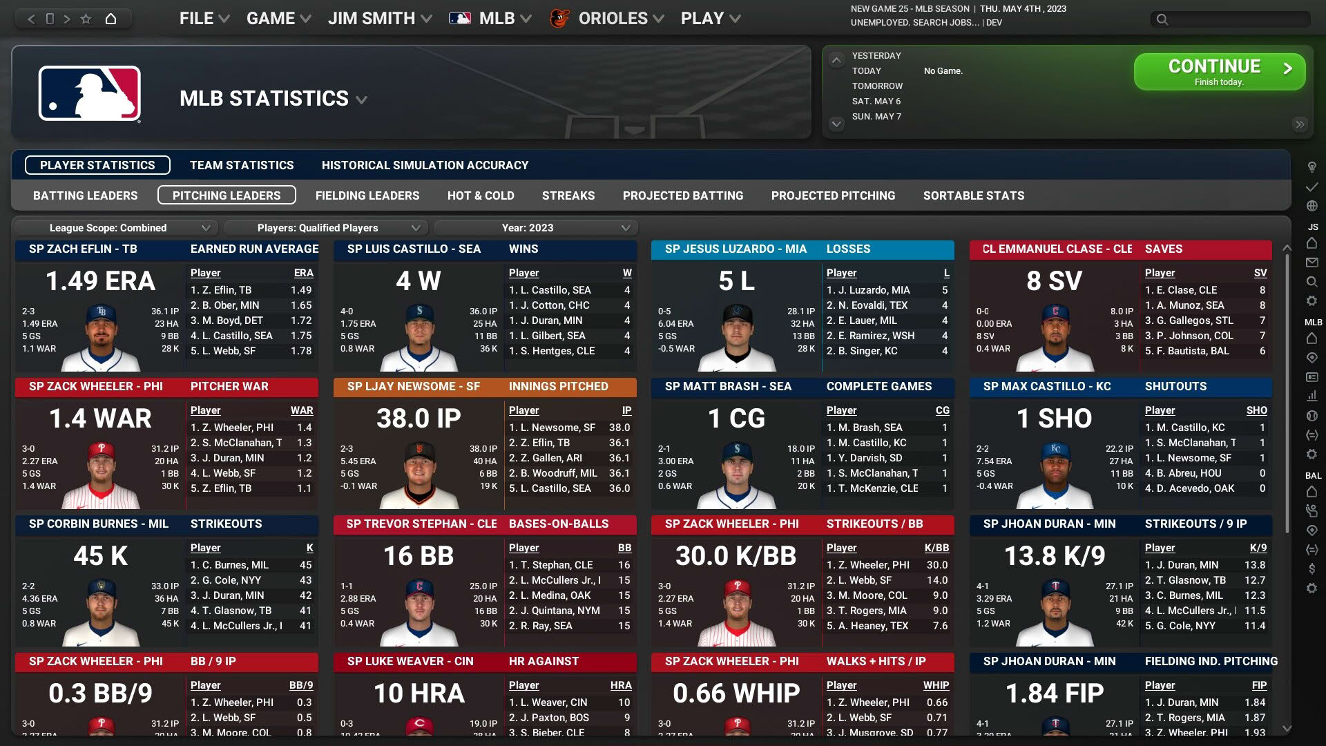 Screenshot for Out of the Park Baseball 24
